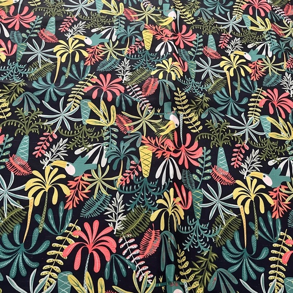 [54*70”]Simons Maison Tropical Patterned Table Clothes Polyester-Set of 2 - Picture 1 of 5